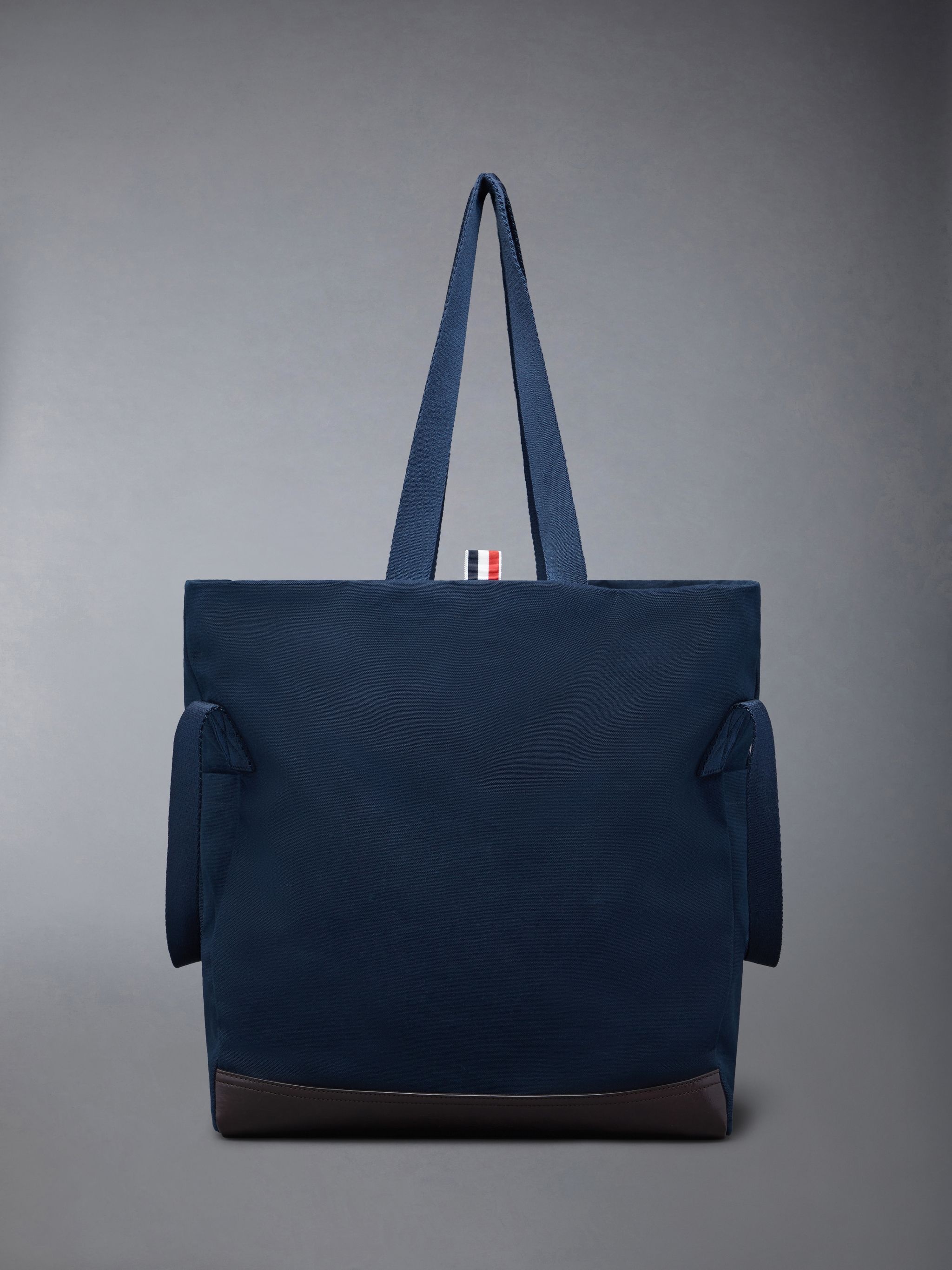 Cotton Canvas Snap Pocket Tote - 3