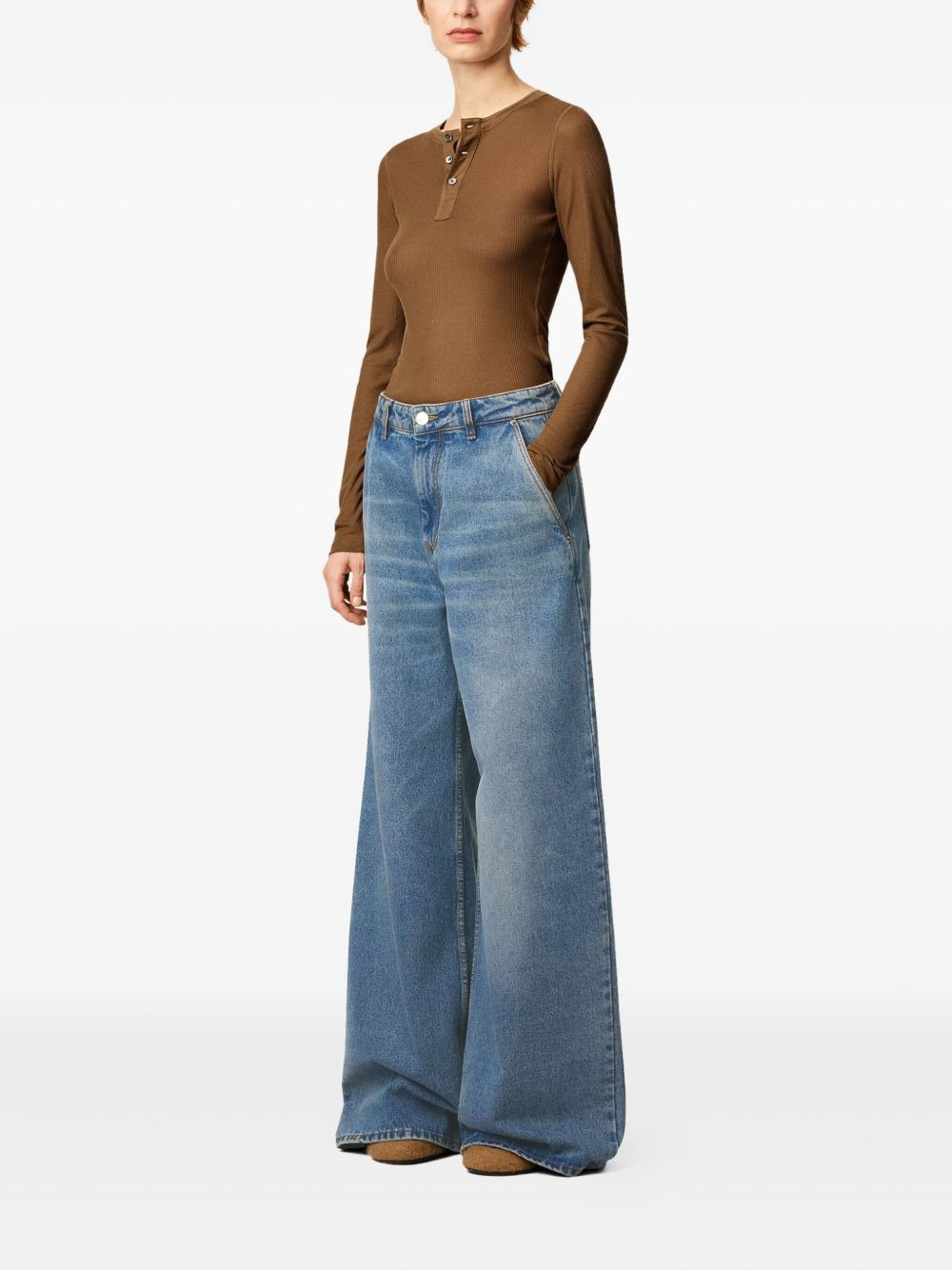 Ami Paris Women Loose-Fit Jeans - 3