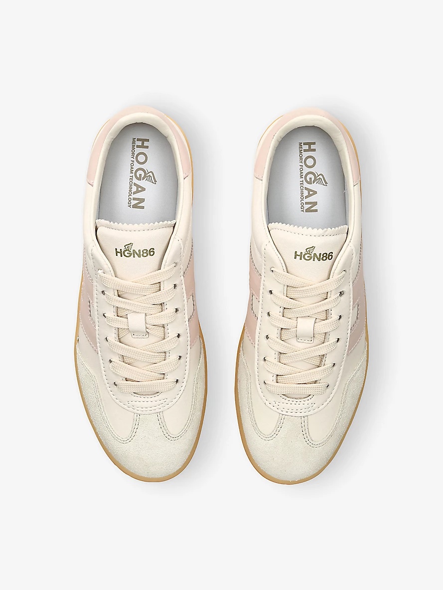 Cool Logo-Patch Leather Low-Top Trainers - 2