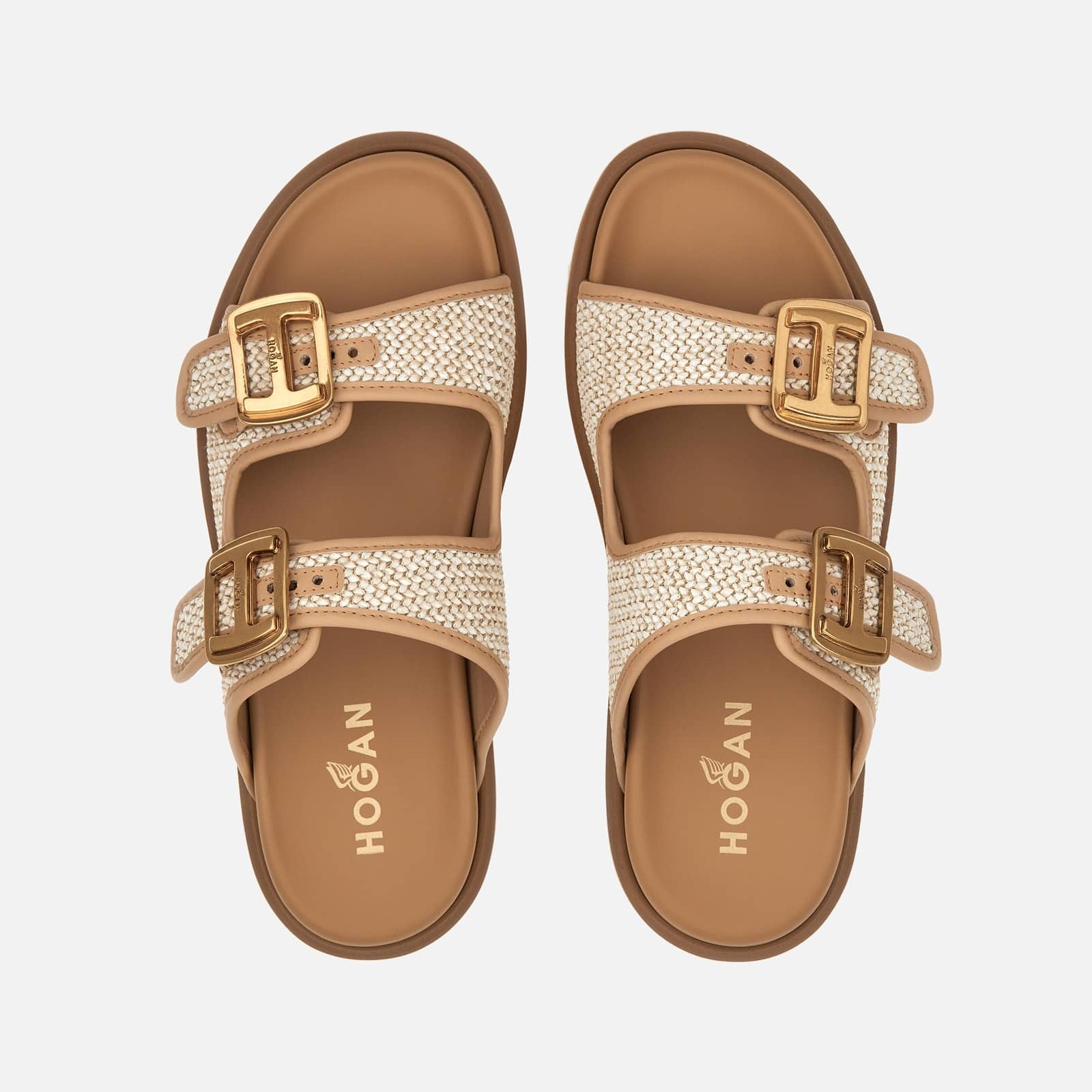 Sandals Hogan H620 Brown Beige - 4