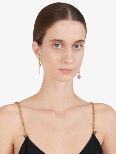 Givenchy GIVENCHY Charms asymmetrical earrings outlook