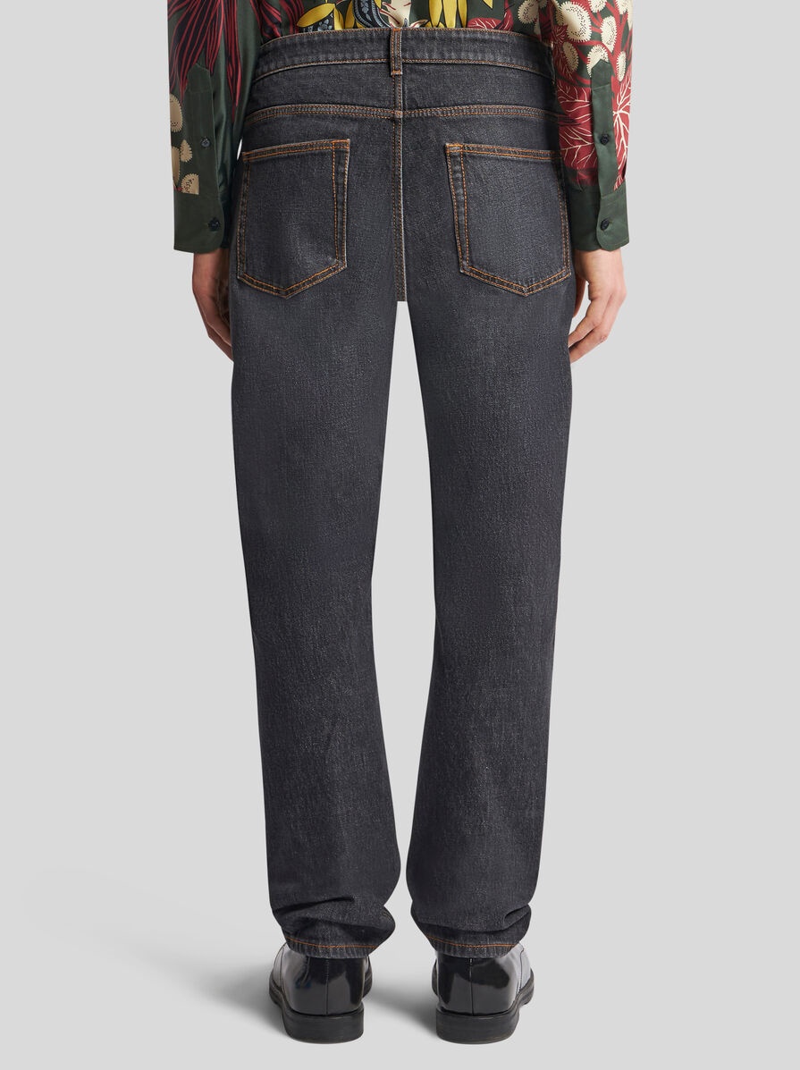 【送料&関税込】Etro Denim Jeans DENIM JEANS WITH PEGASO | Trousers and shorts | ETRO