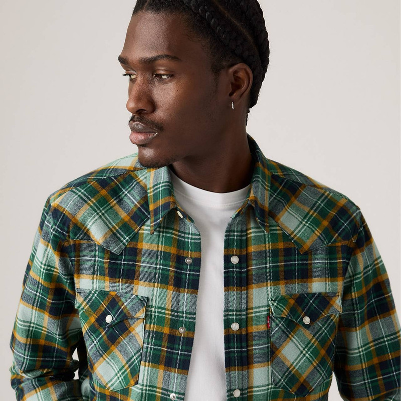 CLASSIC STANDARD FIT WESTERN SHIRT 5