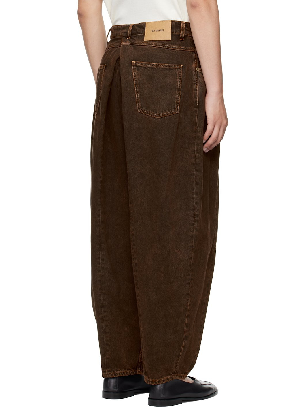 Brown Denim Jeans - 3