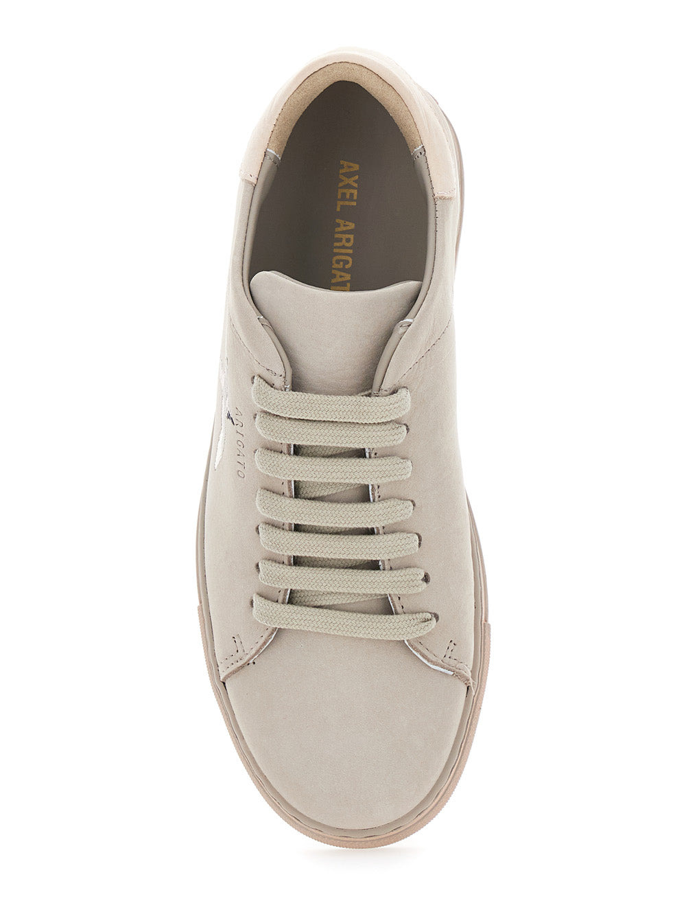 Axel Arigato Women 'Clean 90' Grey Low Top Sneakers With Logo Embroidery On The Side In Leather Woma - 4