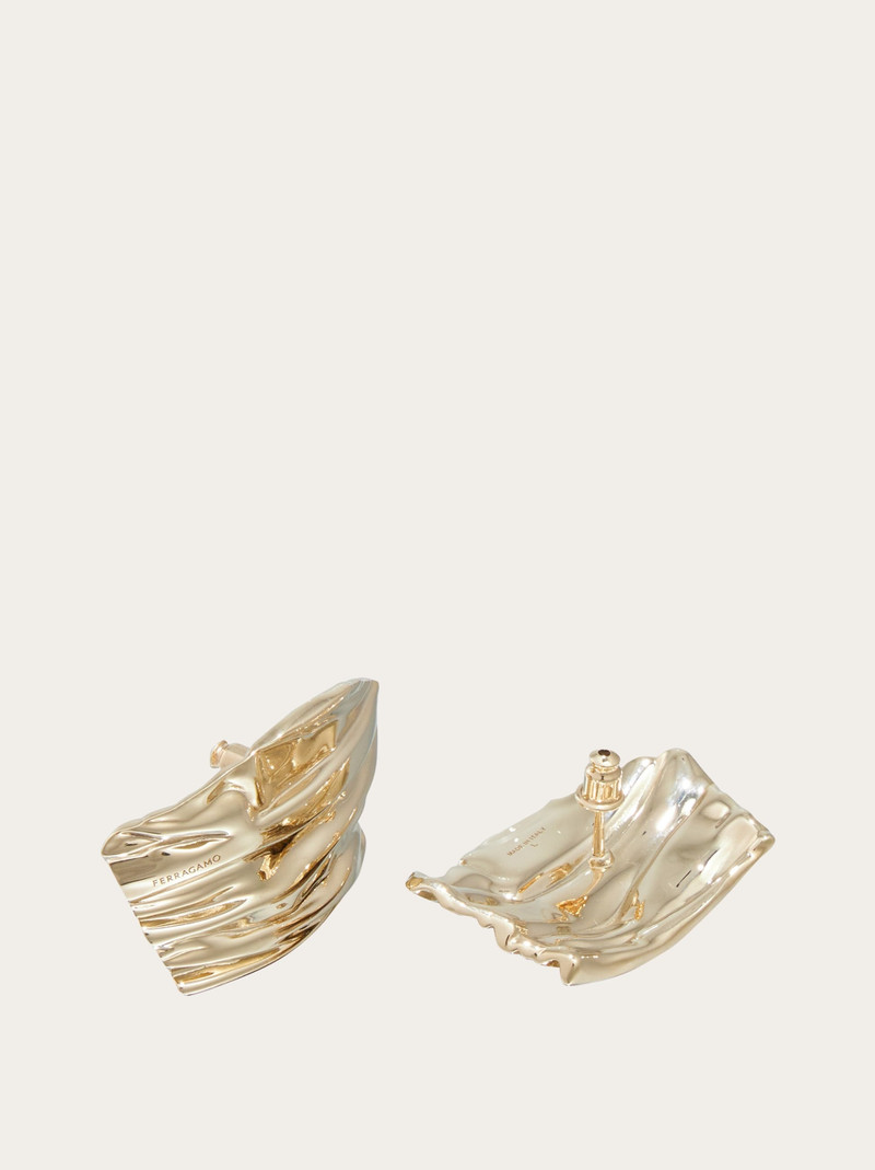 FERRAGAMO Asymmetric draped earring outlook