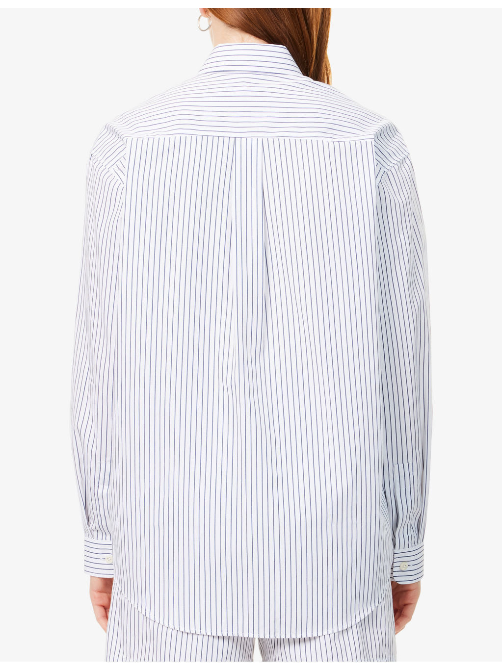 Striped Oversized Cotton-Poplin Shirt - 4