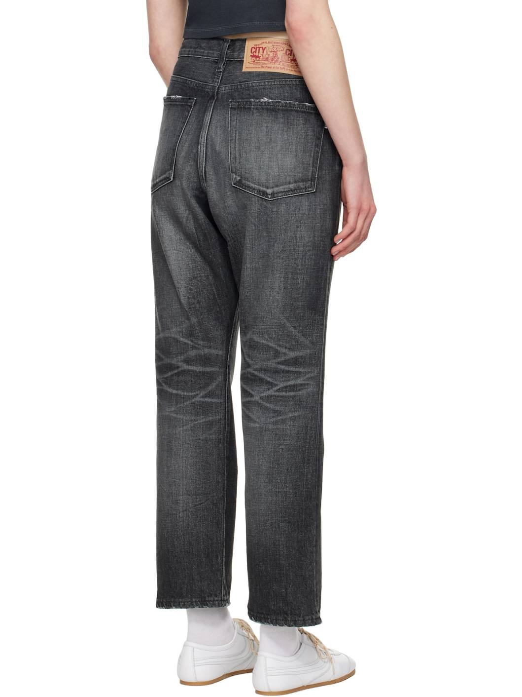 Black Twin Sta Relaxed Fit 13 Oz Jeans - 3