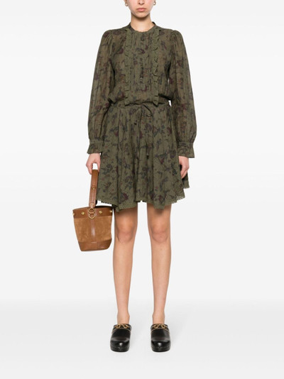 Zadig & Voltaire Ranil floral-print mini dress outlook