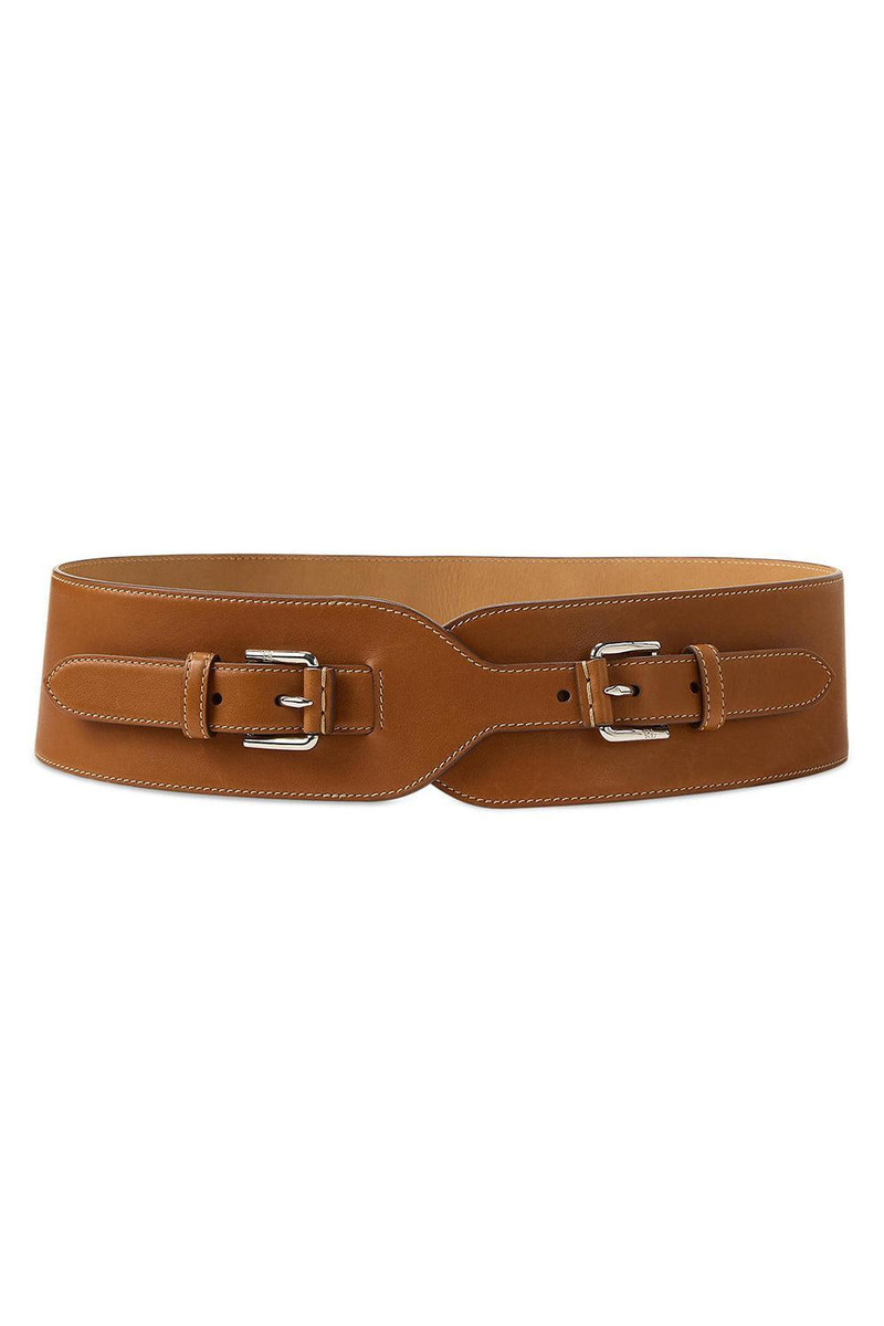 Double-Buckle Wide Waist Belt 1