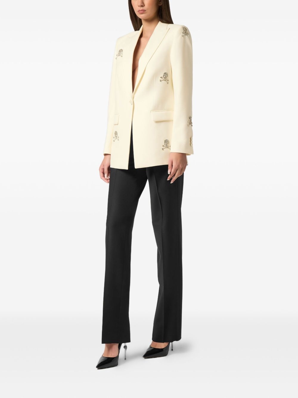 Skull Strass blazer - 2