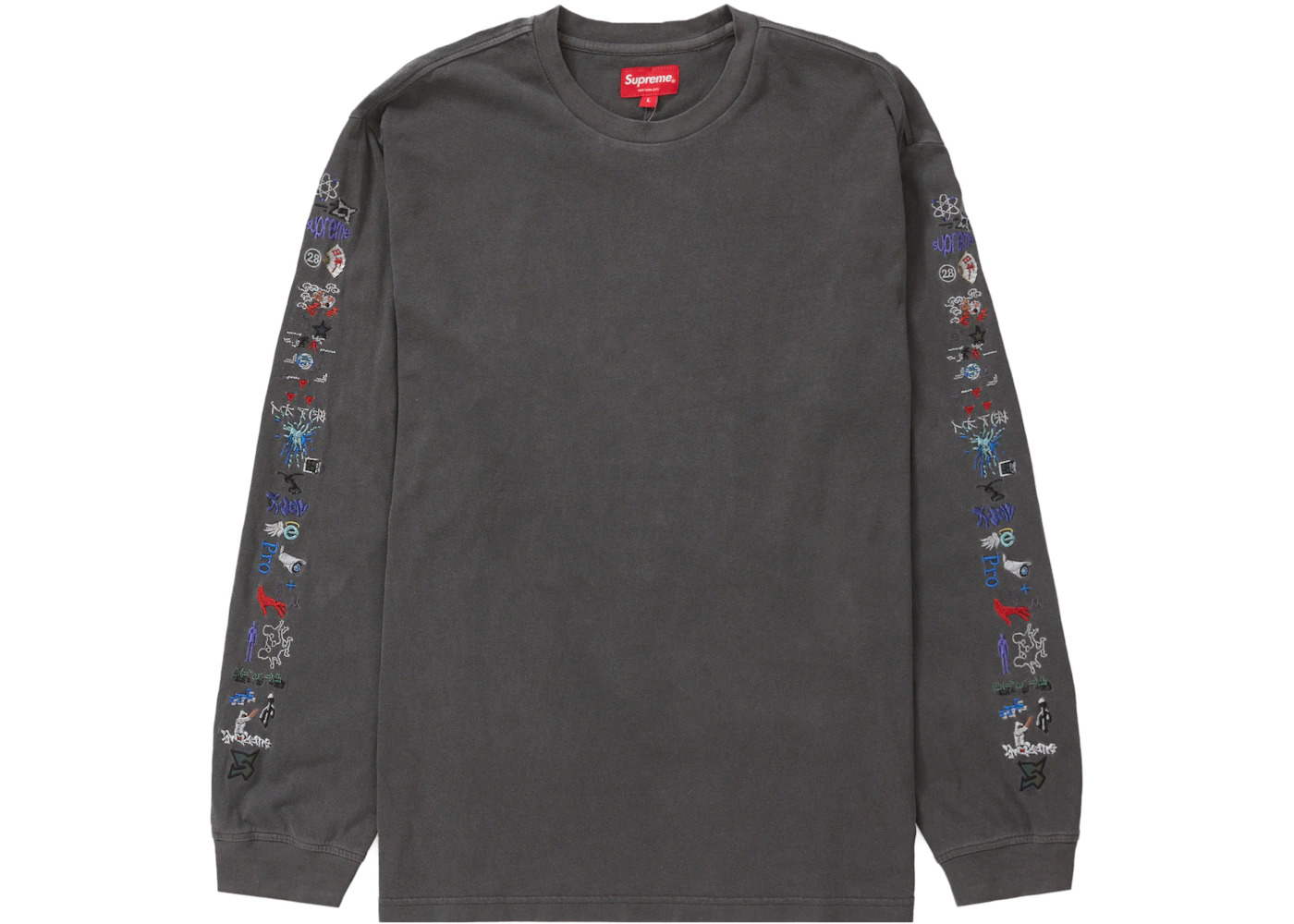 Supreme AOI Icons L/S Top Black - 1