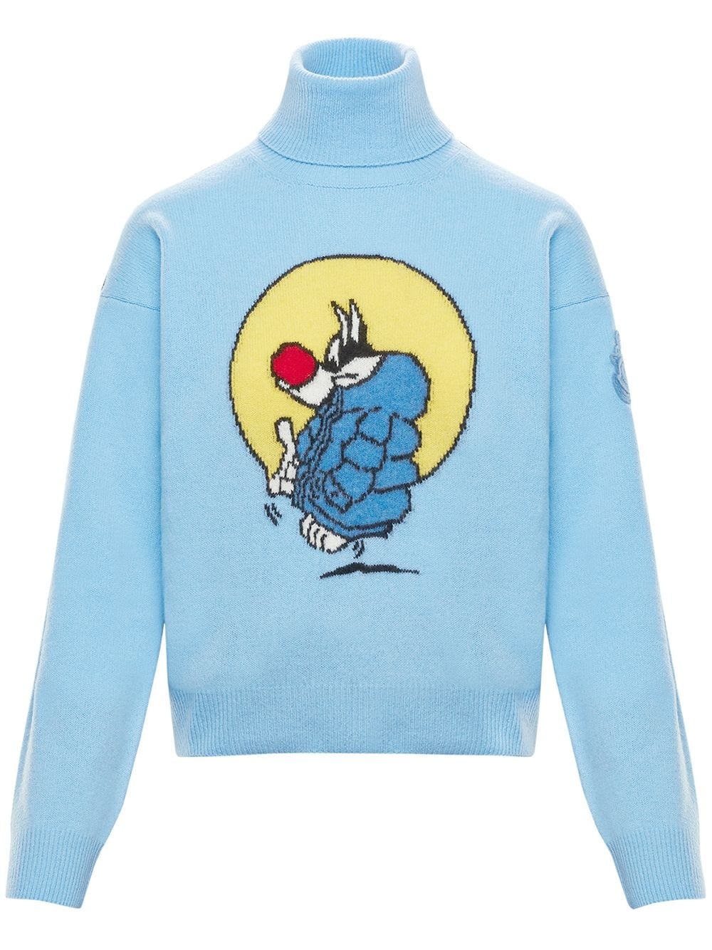 x Moncler jacquard logo knit jumper - 1