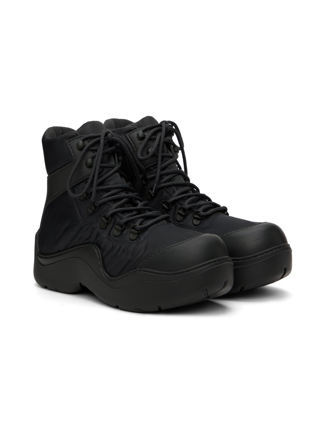 Black Puddle Bomber Boots - 4