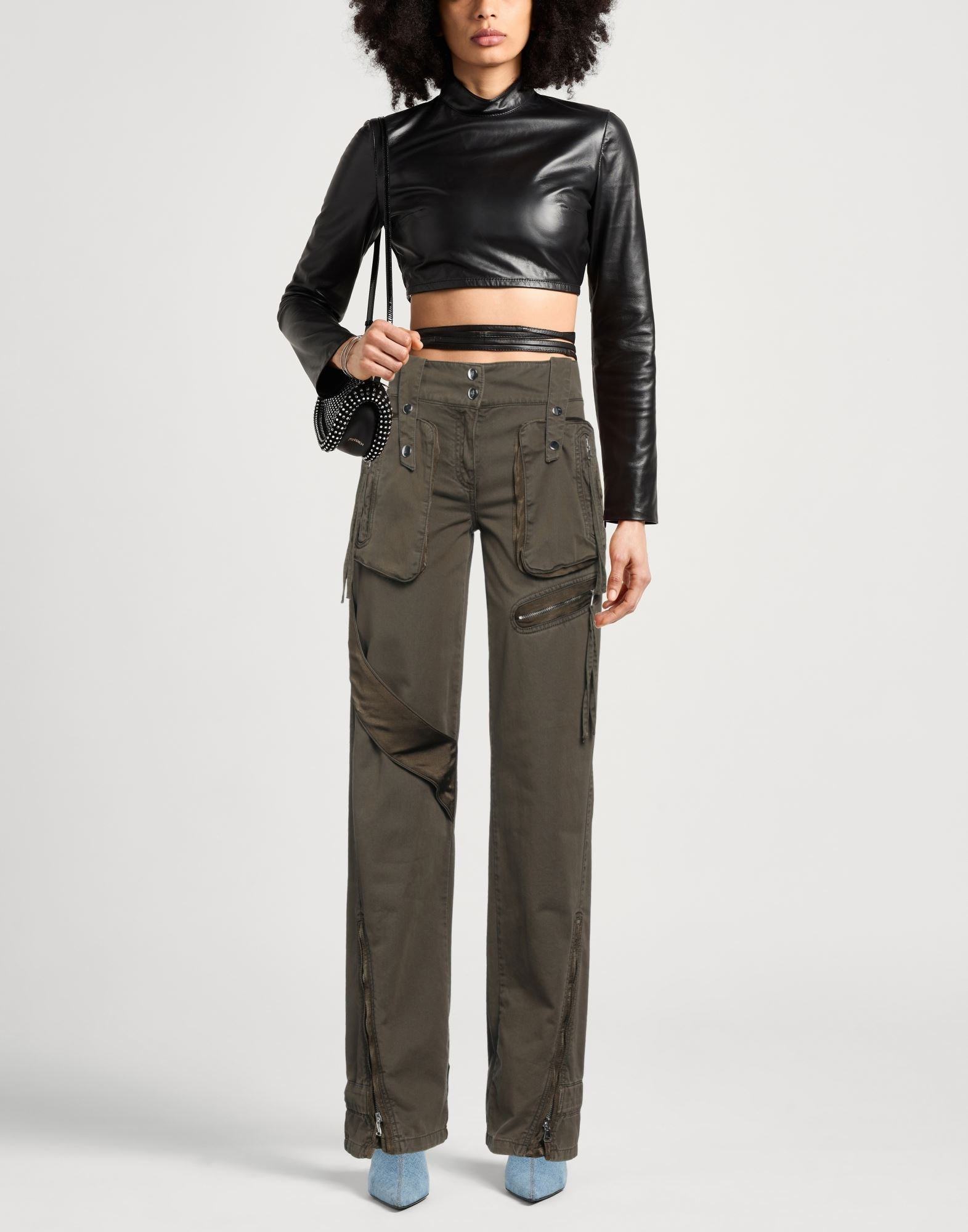 Dark brown Women's Casual Pants - 2