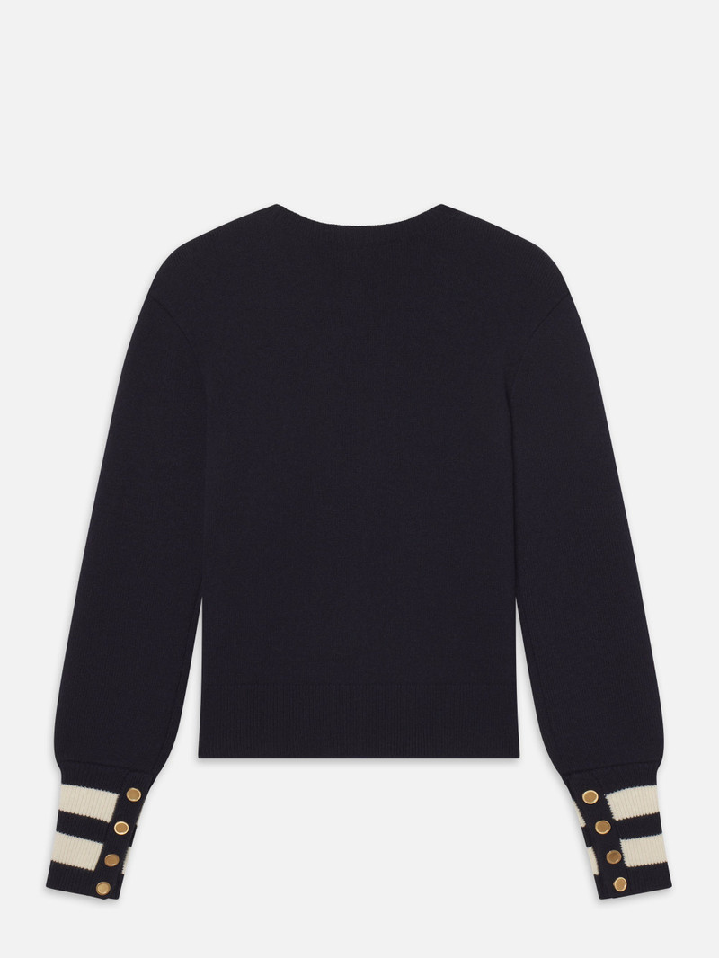 The Cashmere Club Sweater in Navy Multi 4