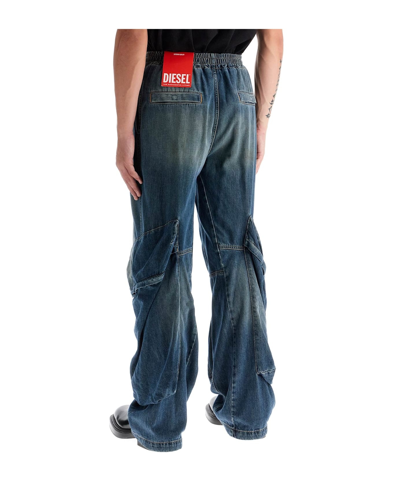 D Para Fsf Jeans In Blue Cotton Diesel - 3