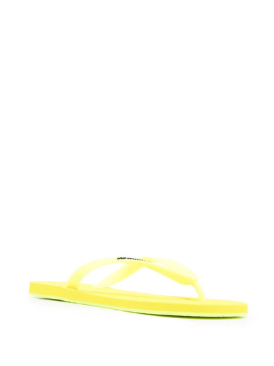 VETEMENTS logo-print flip flops outlook