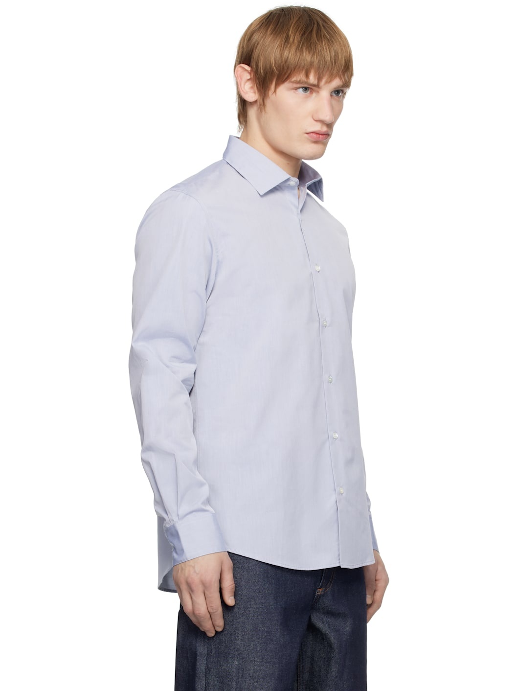 Blue Sea Island Cotton Shirt - 2