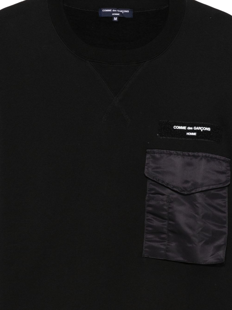 pocket-chest crewneck sweatshirt 3
