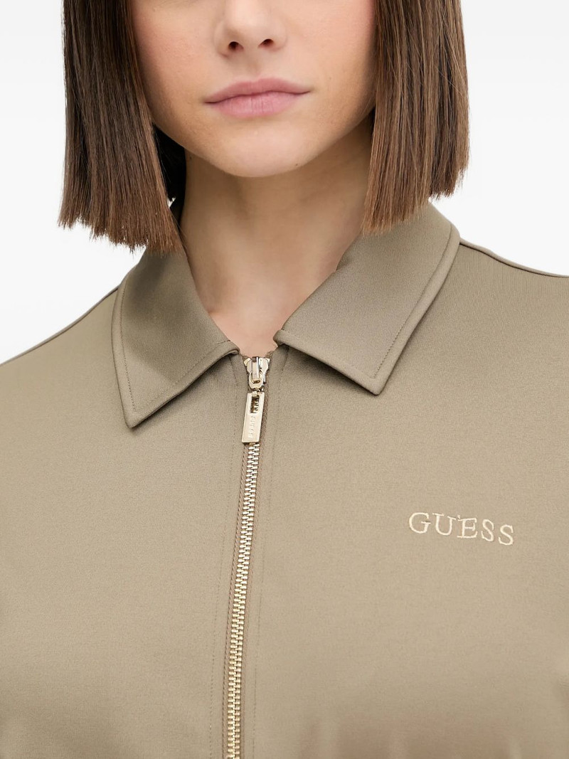 zip-up pocket mini dress 4