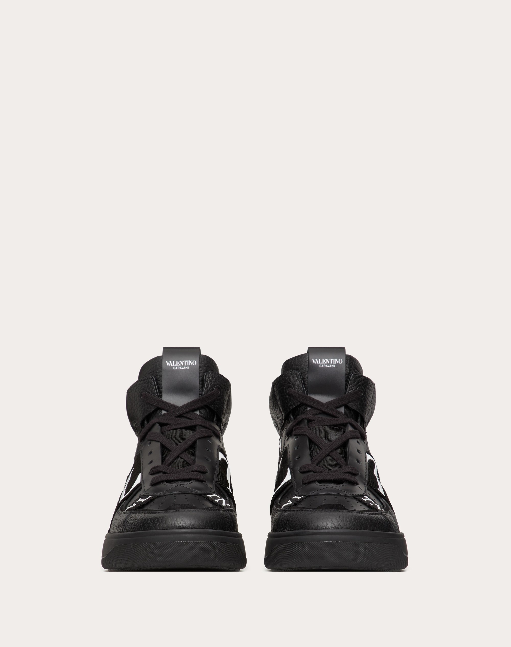 ★【VALENTINO】★Fabric Band VL7N Mid-Top Men's Sneakers★ Valentino MID-TOP CALFSKIN VL7N SNEAKER WITH BANDS | REVERSIBLE