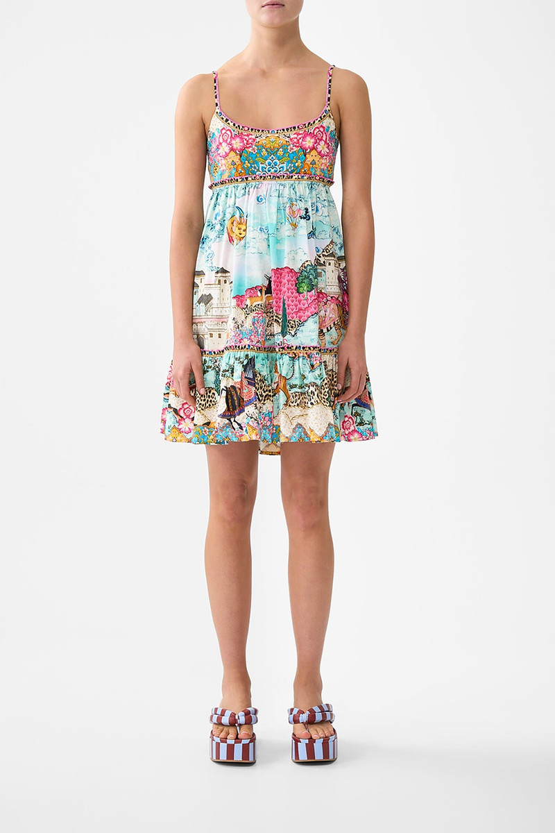 CAMILLA SHORT DRESS WITH JERSEY BODICE outlook