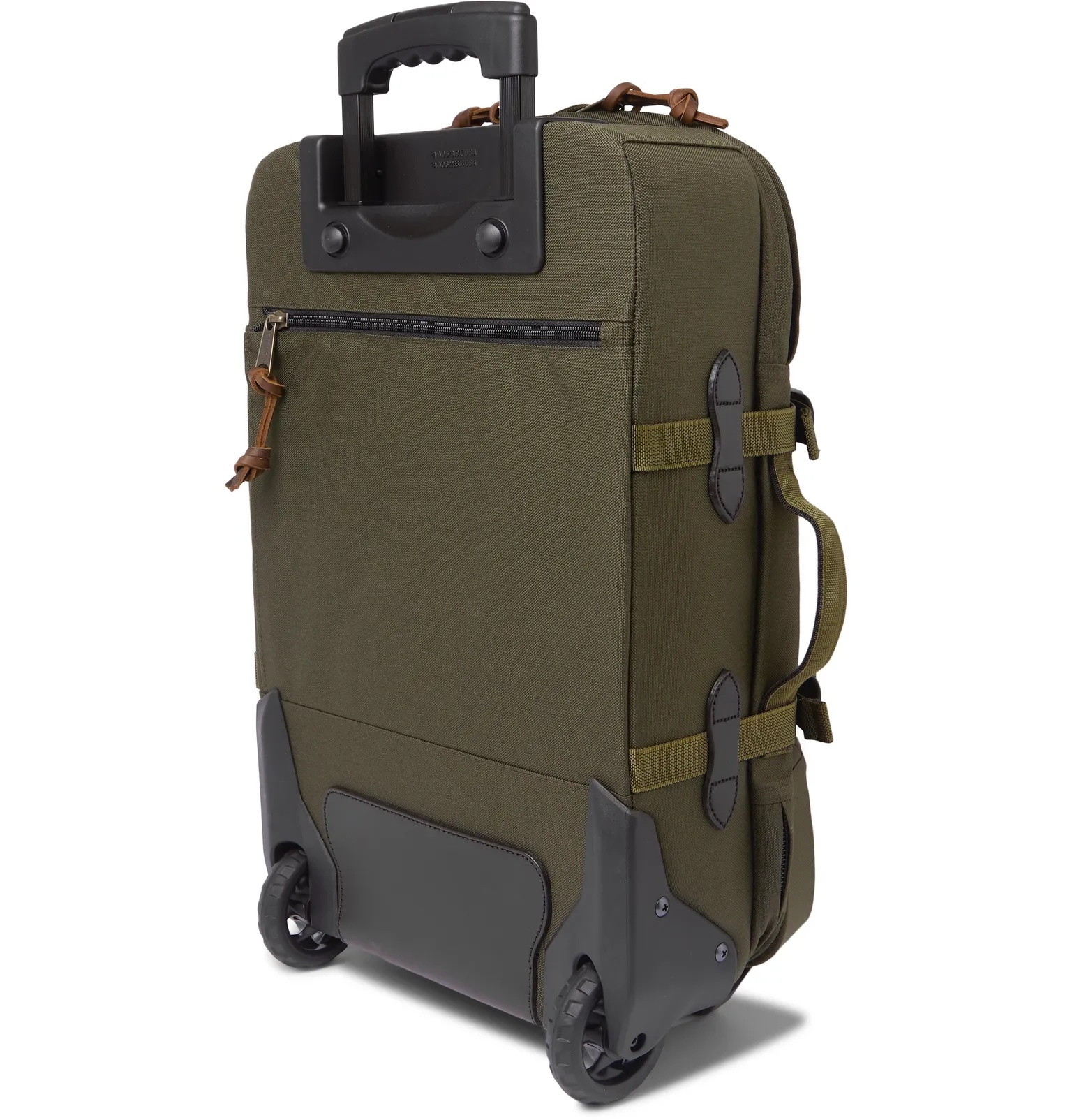 Dryden Leather-Trimmed Camouflage-Print CORDURA Carry-On Suitcase - 9