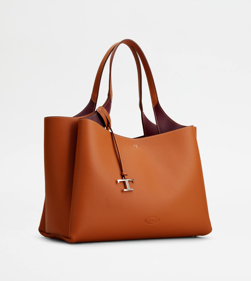 Tod's TOD'S BAG IN LEATHER MEDIUM - ORANGE outlook