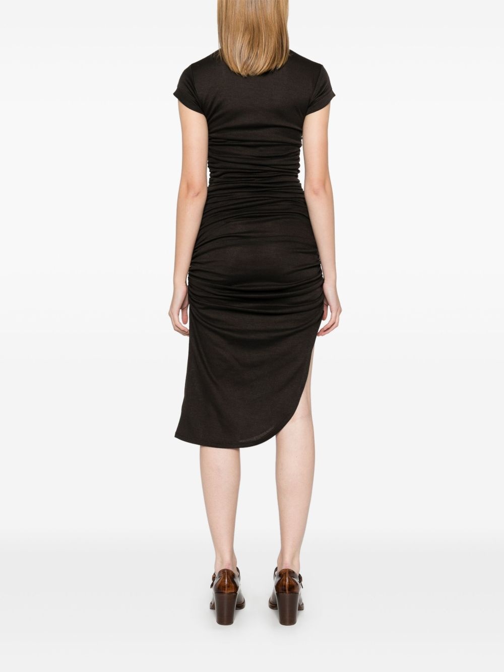 ruched mini dress - 4