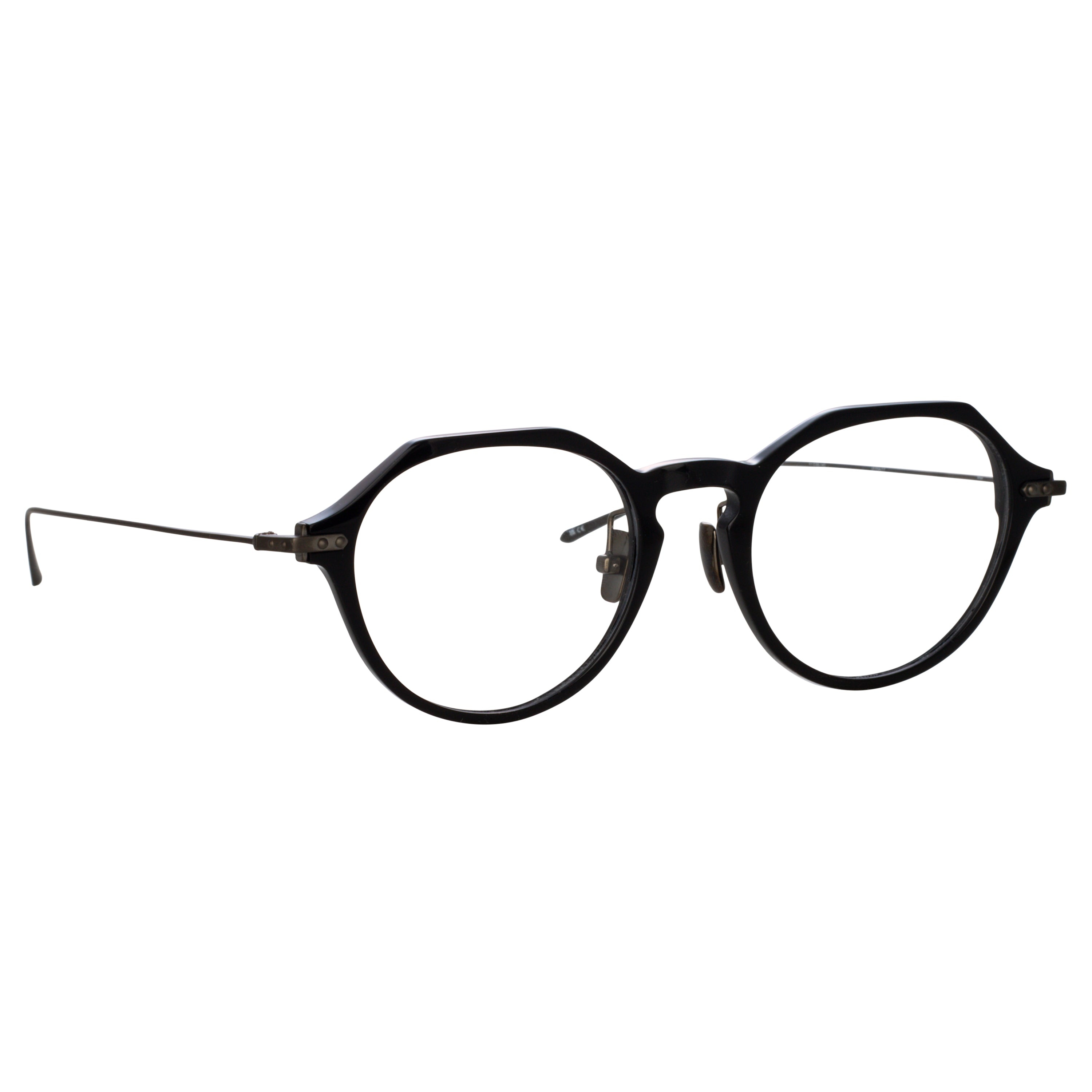 WREN OVAL OPTICAL A FRAME IN BLACK AND NICKEL - 3