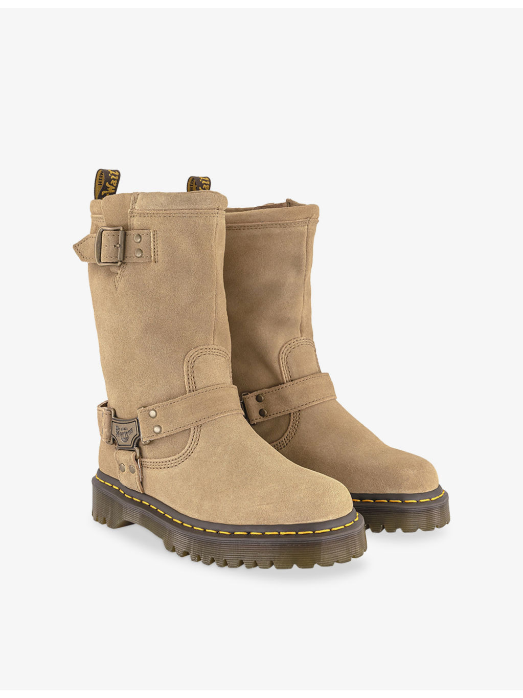 Anistone Suede Biker Boots - 3