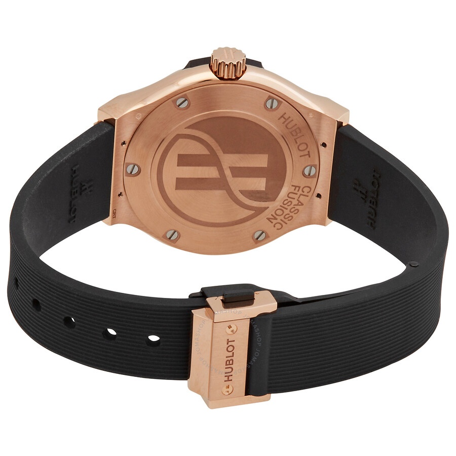 Hublot Classic Fusion Mat Black Dial Ladies 18 Carat Rose Gold Watch 581.OX.1181.RX.1104 - 3
