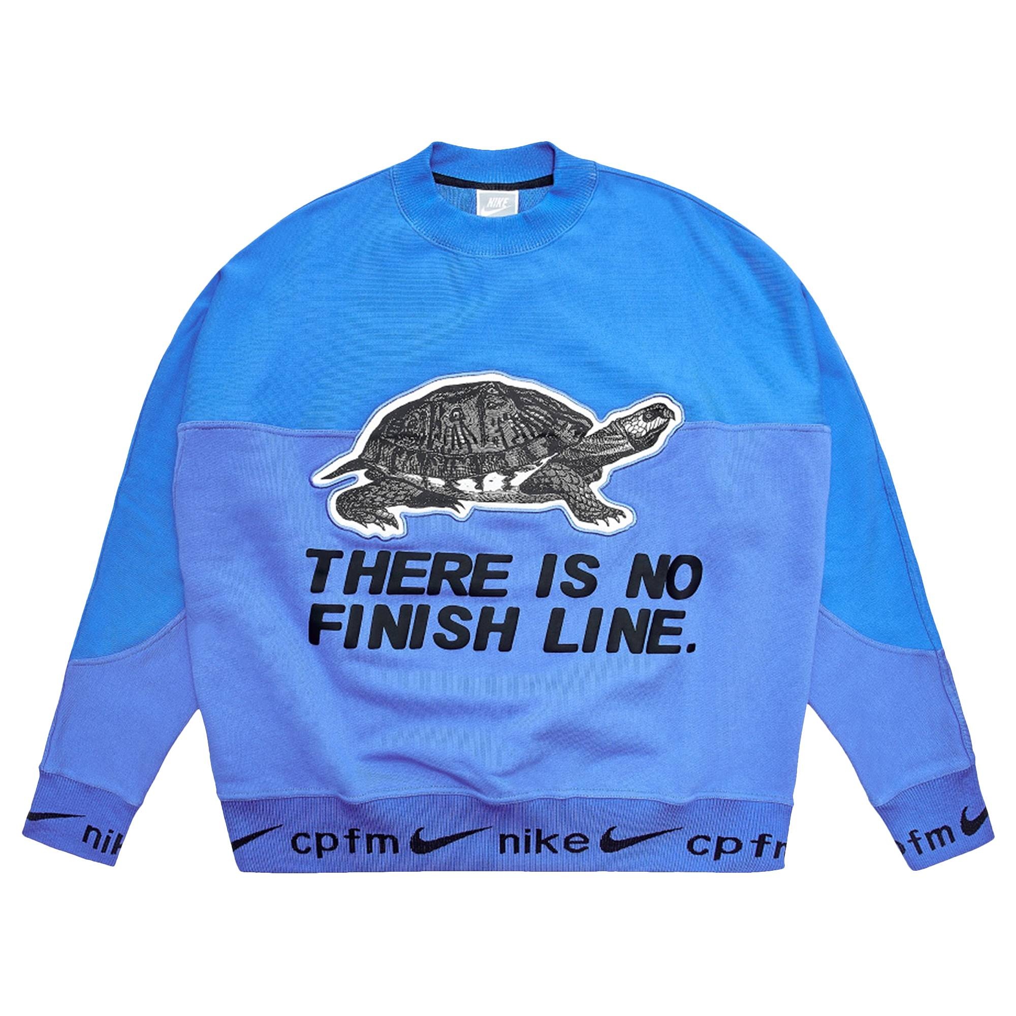Nike x Cactus Plant Flea Market Fleece Crewneck 'Blue' - 1