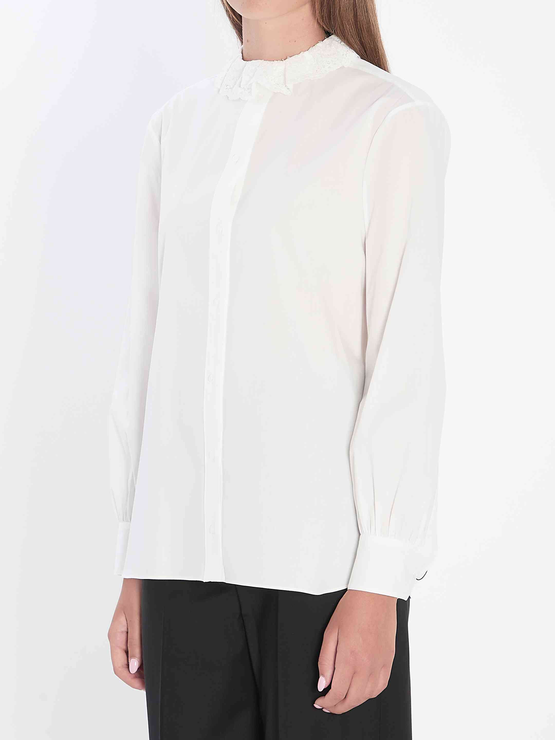 Saint Laurent Women Shirt In Cotton Poplin - 2