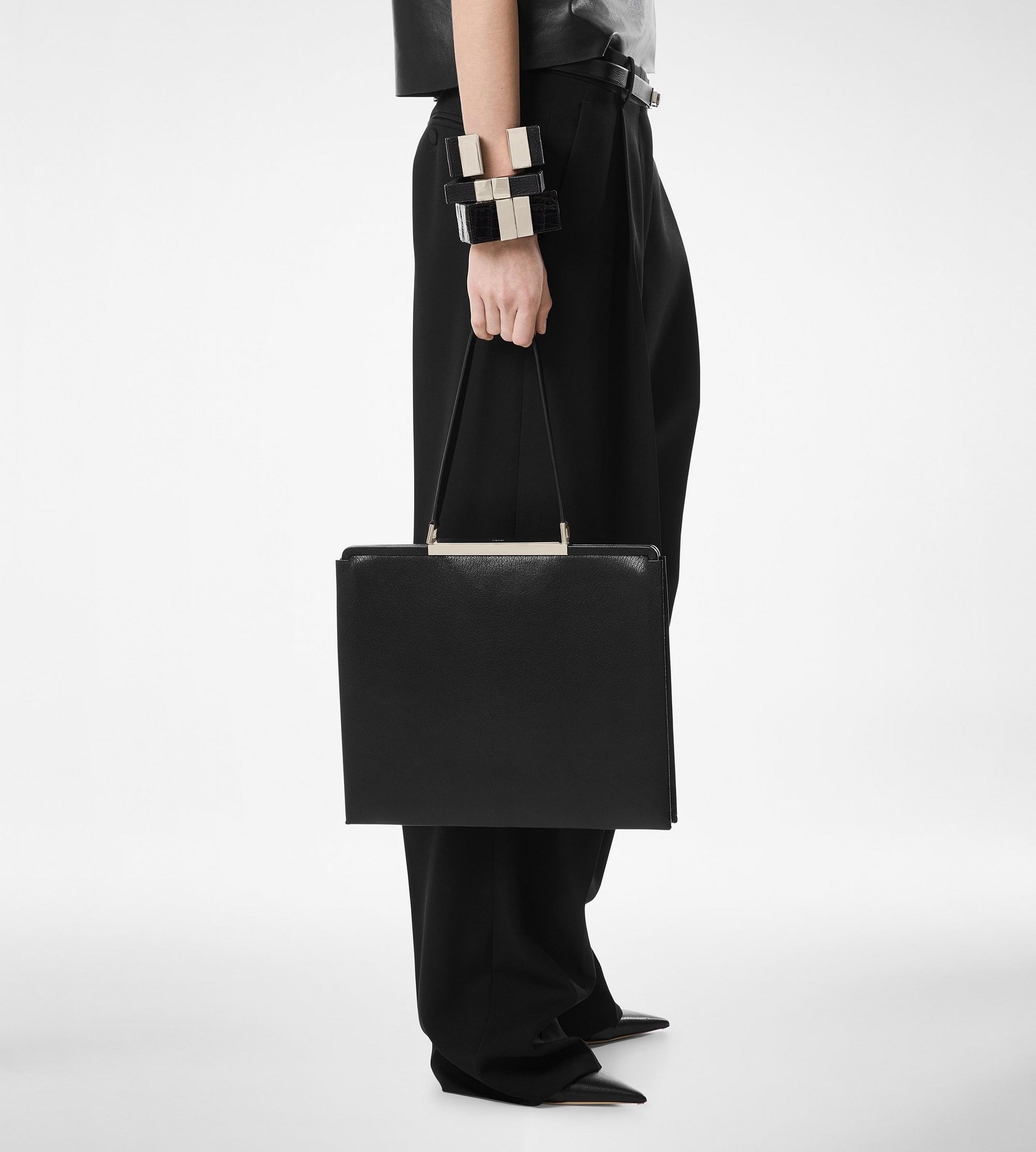 SUPPLE GRAIN LEATHER PATRICK SHOULDER BAG - 6