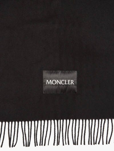 Moncler Tasselled wool scarf outlook