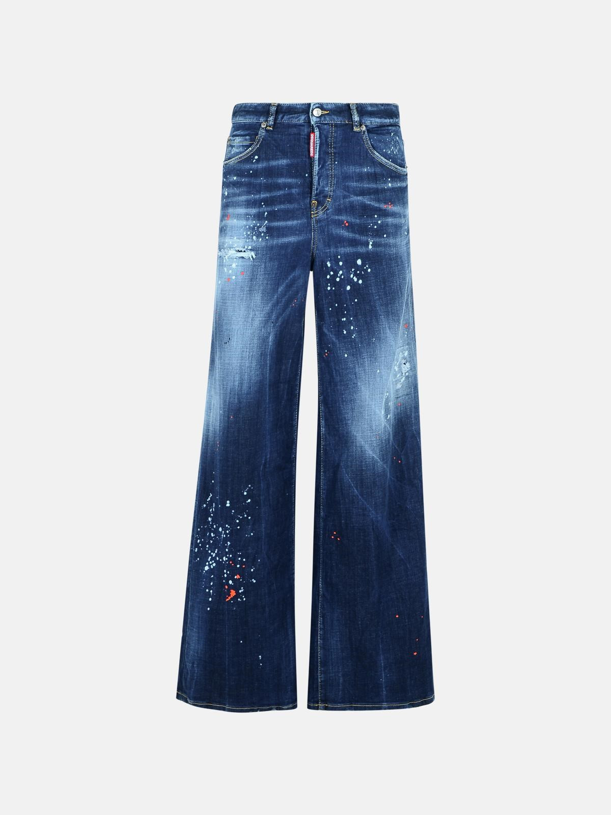 'TRAVALLER' BLUE DENIM JEANS - 1
