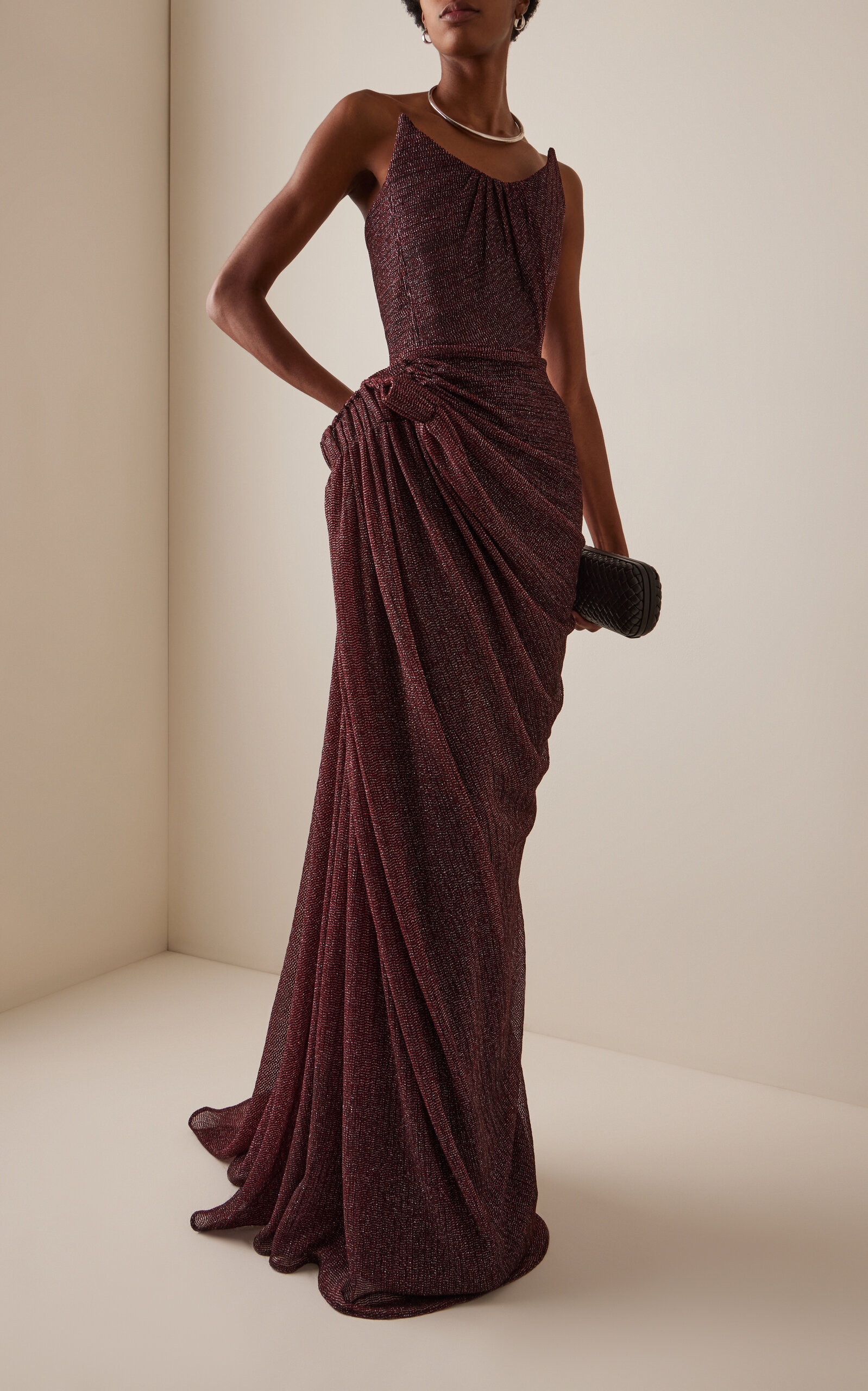 Lexicon Strapless Gown burgundy - 2
