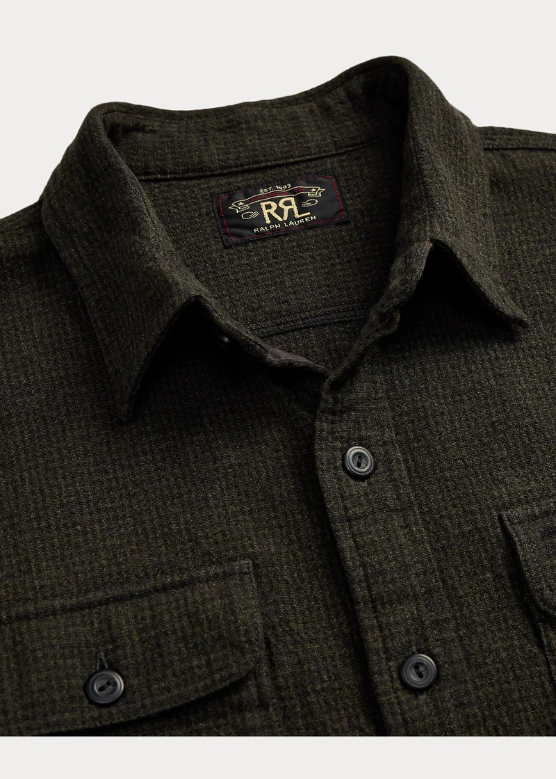 Micro-Plaid Brushed Workshirt 3