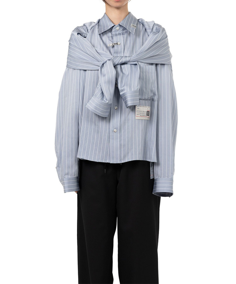 Sleeve Layered Stripe Shirt 5