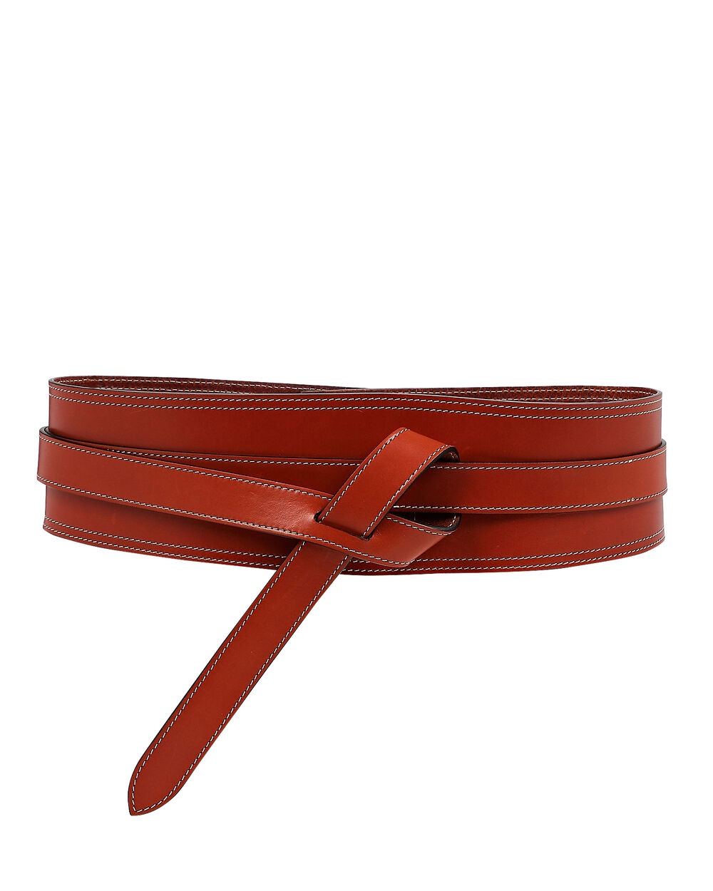 Moshy Knot Leather Waist Belt - 1