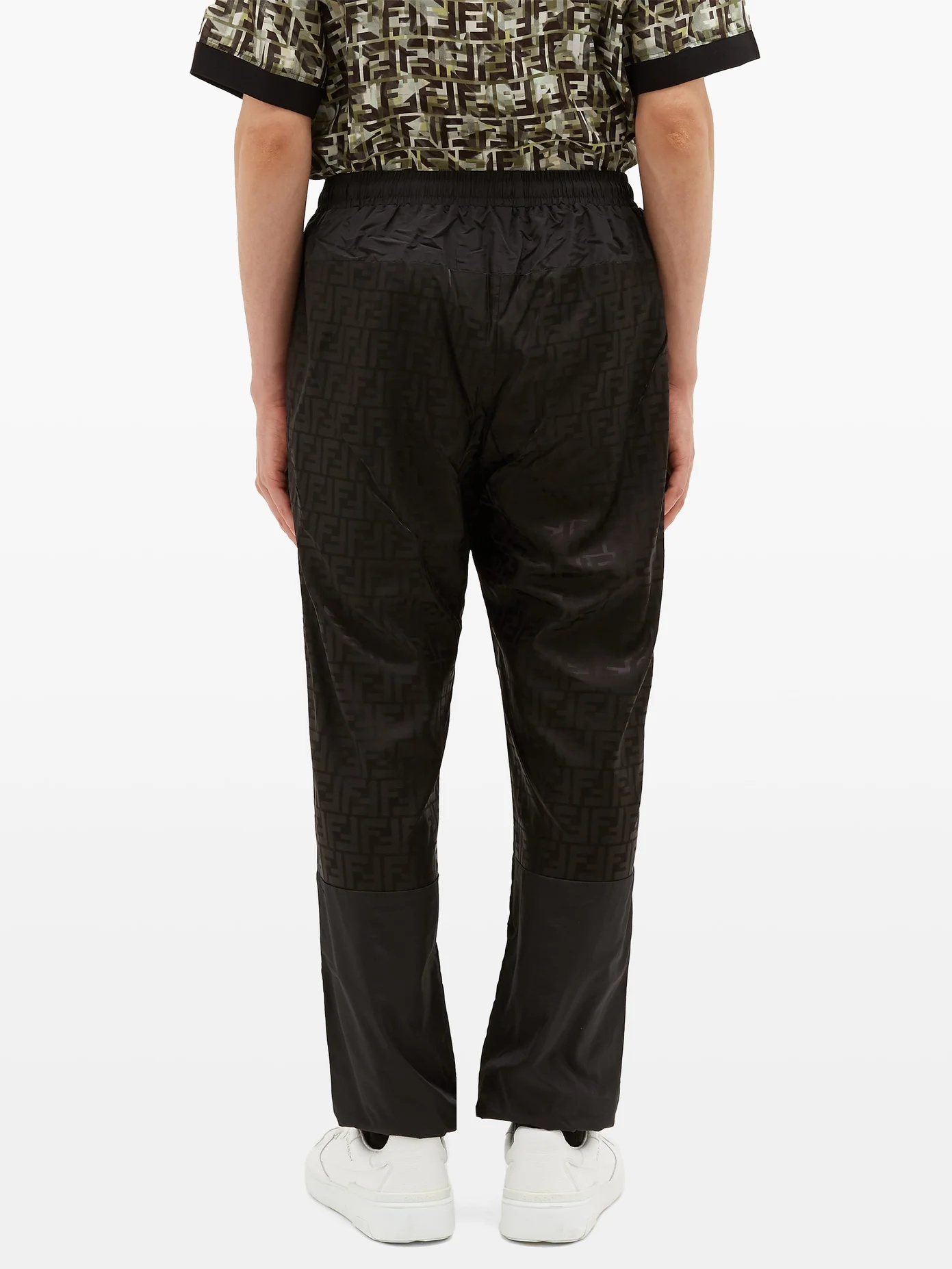 FF-logo technical-shell track pants - 5