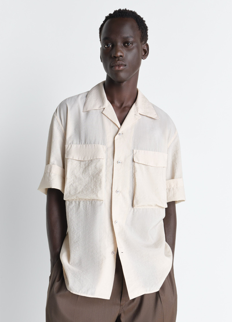 Lemaire SHORT SLEEVE UTILITY SHIRT IN WASHED TECHNICAL COTTON outlook