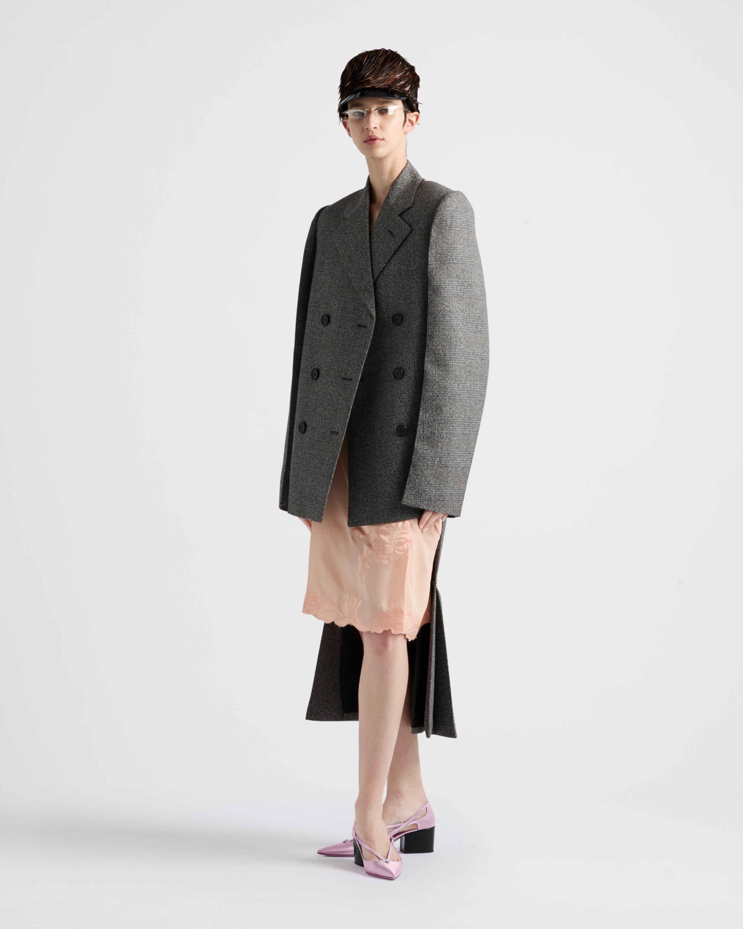 Embroidered habutai silk skirt - 2