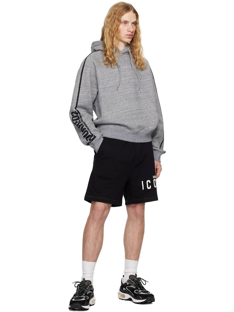 DSQUARED2 Gray Cipro Raglan Fit Hoodie outlook