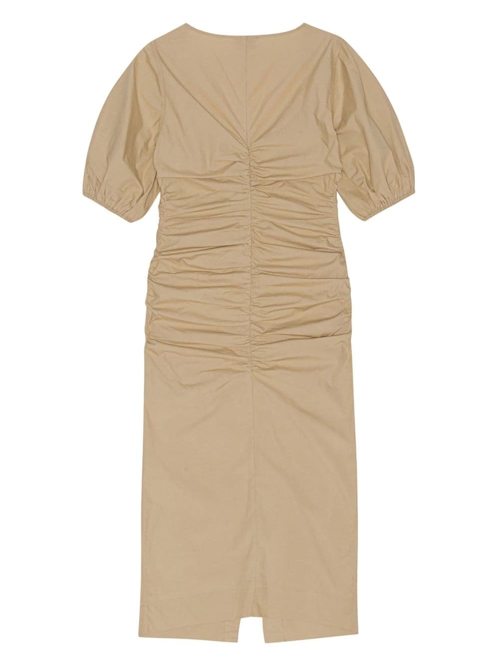 ruched organic cotton dress - 6