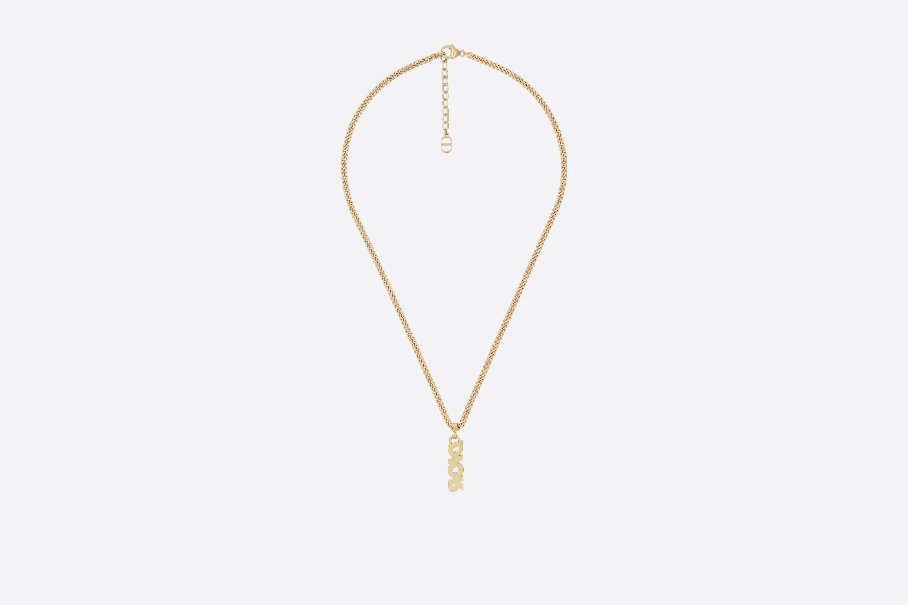 ''DIOR' pendant Necklace - 2