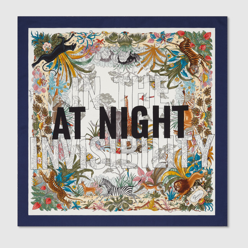 90 x 90 project printed silk carré 1