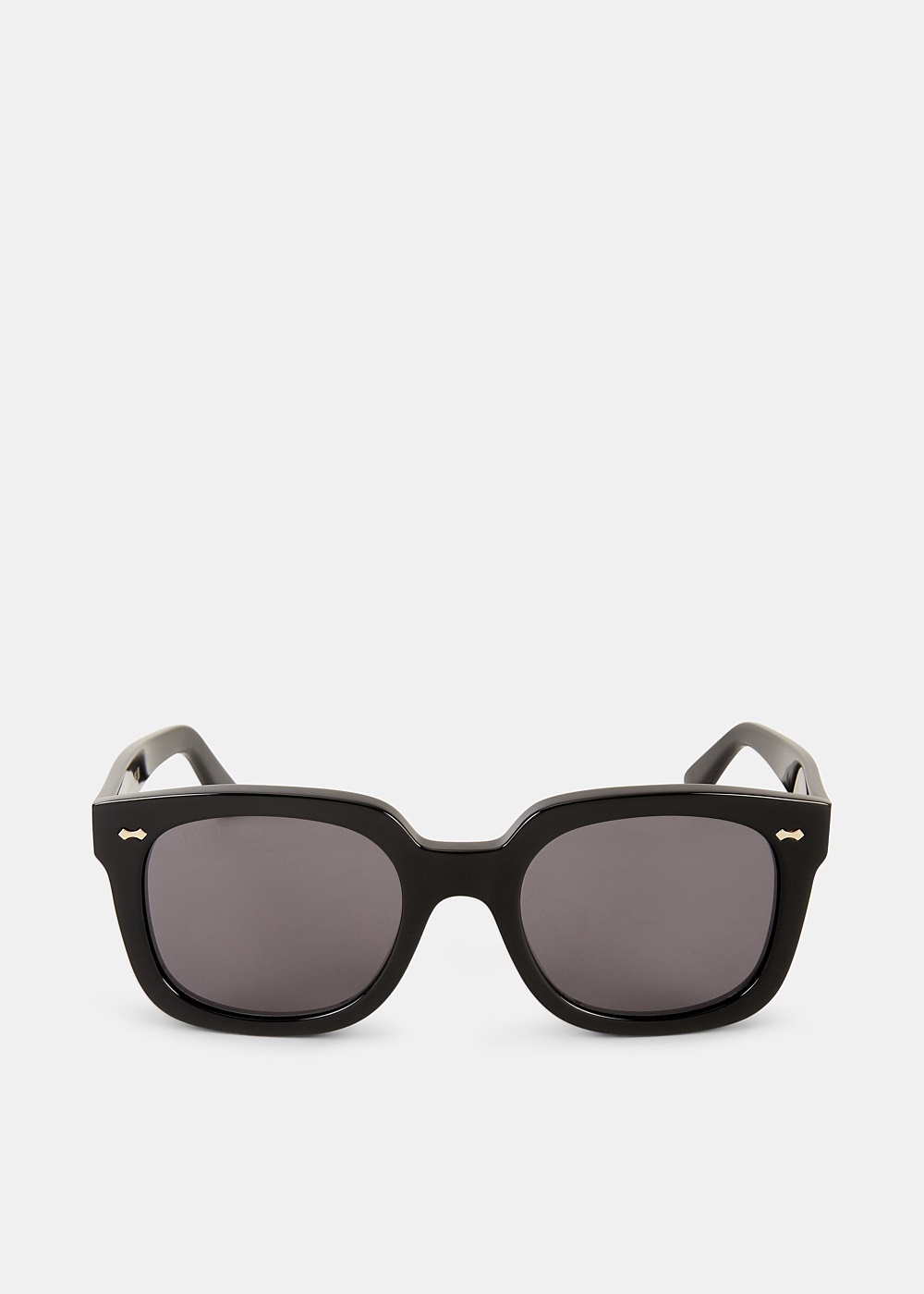 Black Rectangular Sunglasses - 1